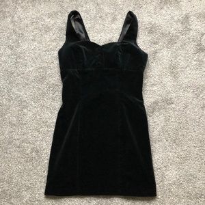Guess Black Velvet Dress